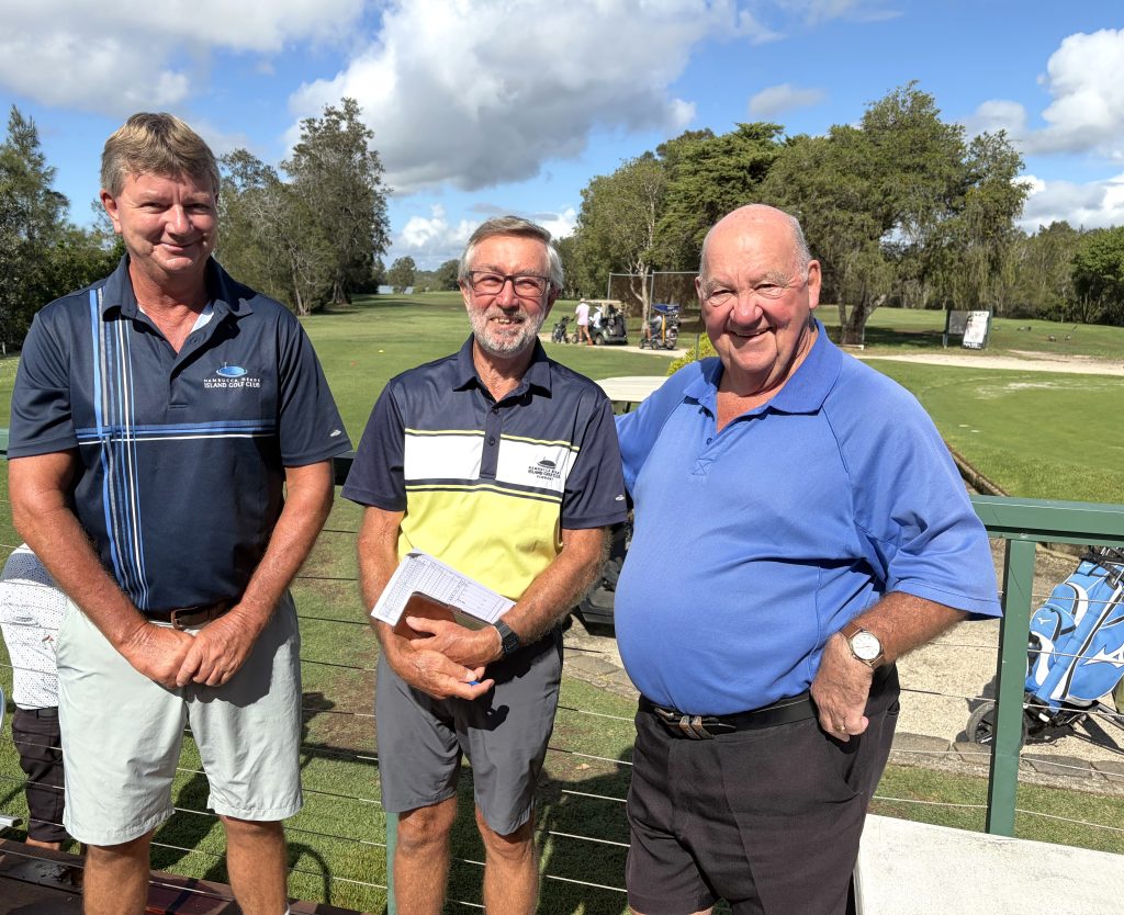 Life is great on The Nambucca Heads Island Golf Club river deck.