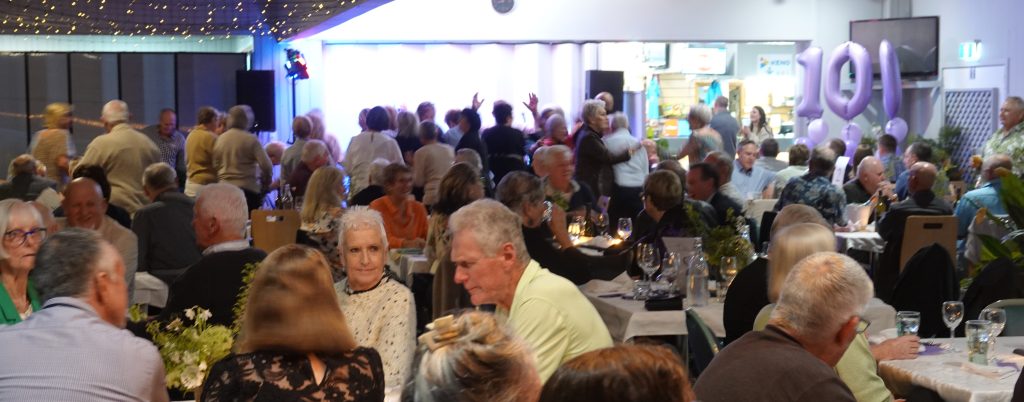 A sold-out centenary dinner attracted a 130-strong crowd.