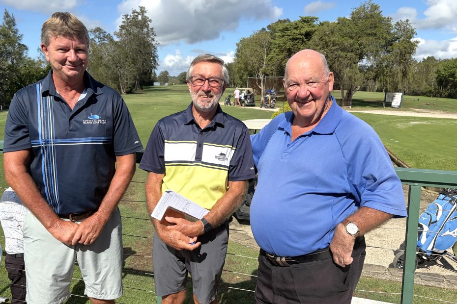 Life is great on The Nambucca Heads Island Golf Club river deck.